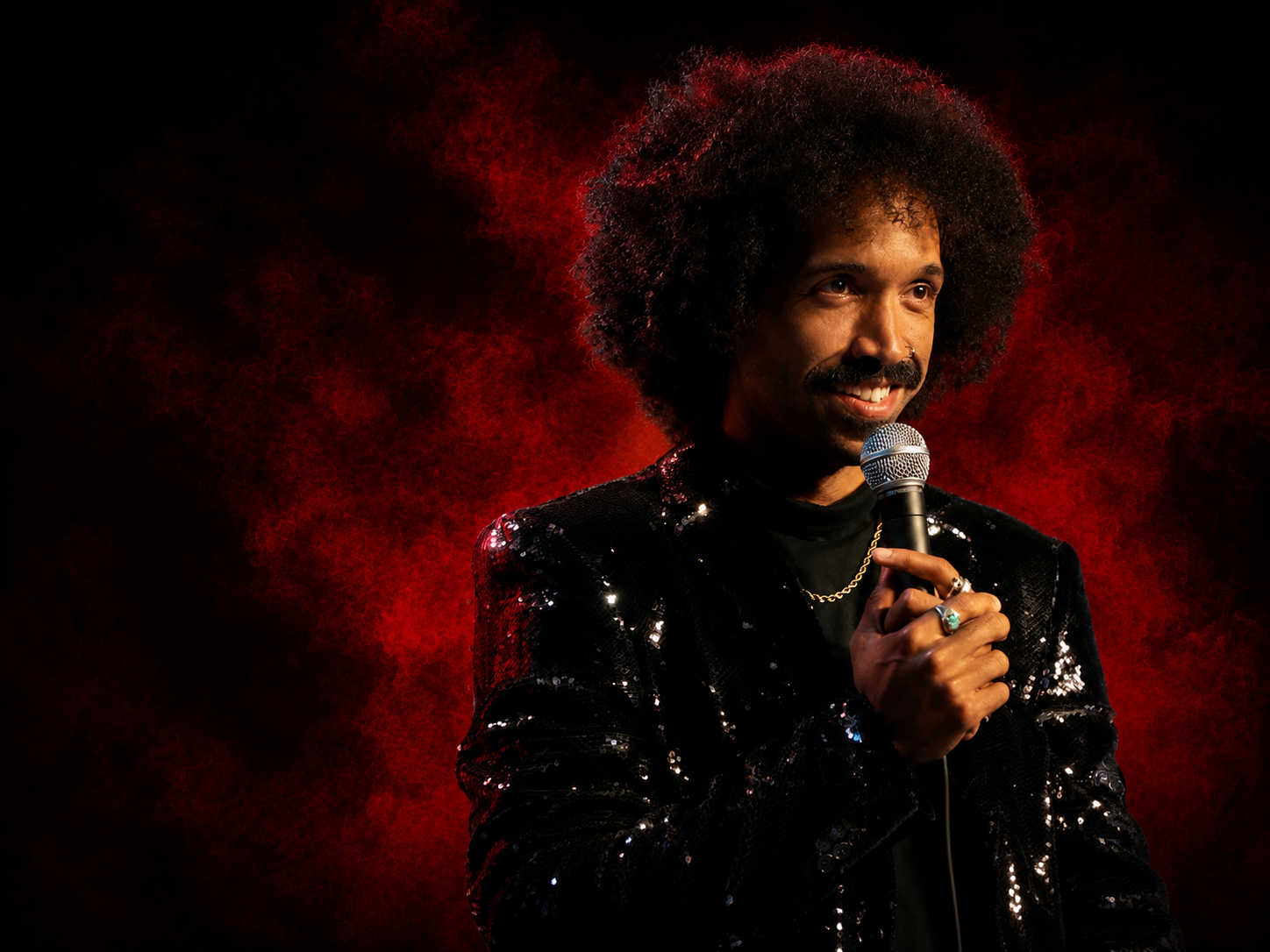 Featured comedian portrait