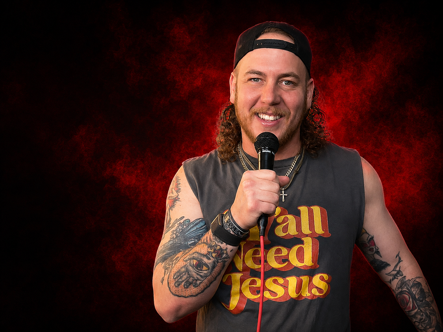 Featured comedian portrait