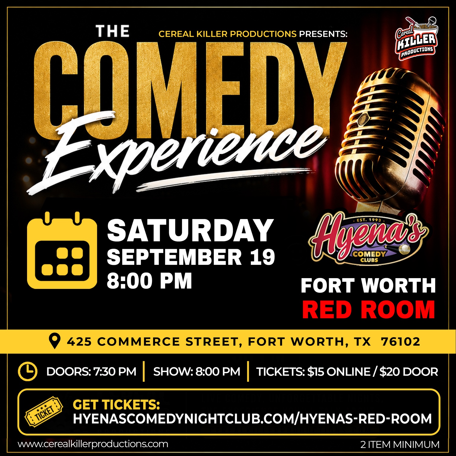 The Comedy Experience poster
